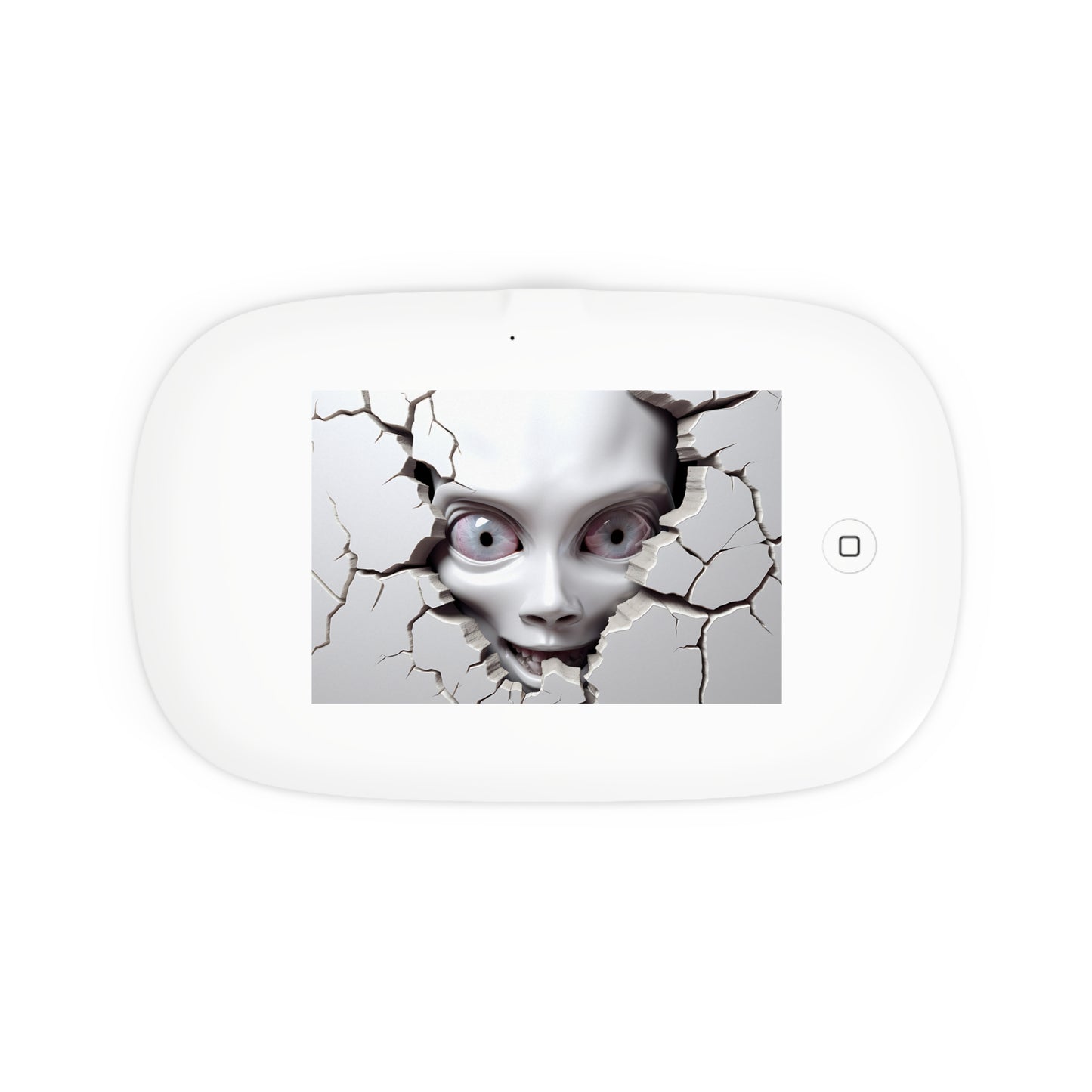 Eerie Face Sanitizer and Wireless Charging Pad